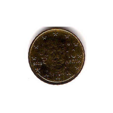 Grecia. 2002(F). 10 Céntimos (SC)