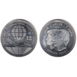 España. 2008. 12 Euro (SC) (Plata)