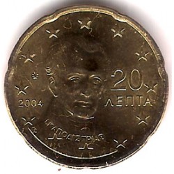 Grecia. 2004. 20 Céntimos (SC)