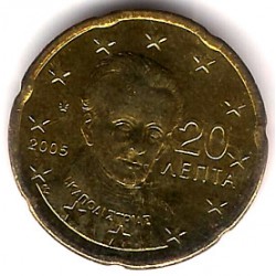 Grecia. 2005. 20 Céntimos (SC)