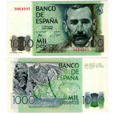 España. 1979. 1000 Pesetas (SC) Sin Serie