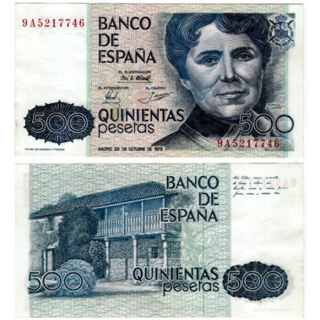 España. 1979. 500 Pesetas (SC) Serie 9A