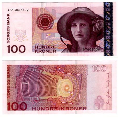 (49c) Noruega. 2006. 100 Kroner (SC-)