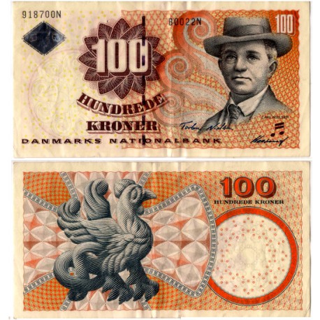 (61a) Dinamarca. 2002. 100 Kroner (MBC)