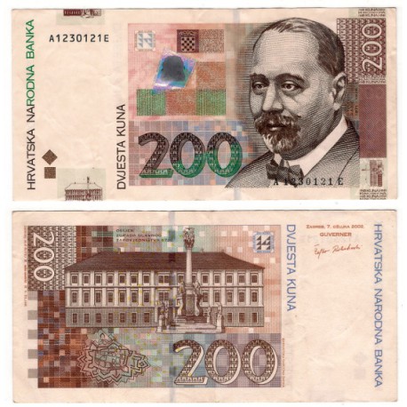 (42a) Croacia. 2002. 200 Kuna (MBC+)