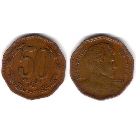 (219.1) Chile. 1981. 50 Pesos (BC+)