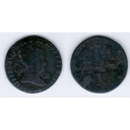 Isabel II. 1844. 8 Maravedí (RC) Ceca de Jubia