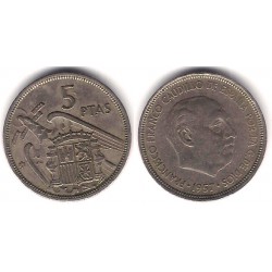Estado Español. 1957*(68). 5 Pesetas (BC)