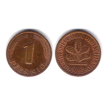 (105) Alemania. 1985(J). 1 Pfennig (MBC)