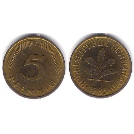 (107) Alemania. 1983(F). 5 Pfennig (MBC)