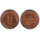 (105) Alemania. 1984(D). 1 Pfennig (MBC)