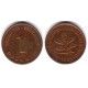 (105) Alemania. 1985(J). 1 Pfennig (MBC)