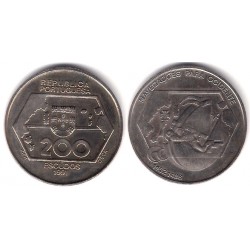 (659) Portugal. 1991. 200 Escuos (EBC+)