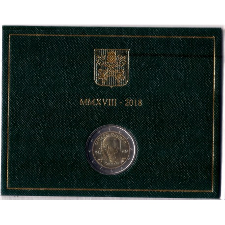 Ciudad del Vaticano. 2018. 2 Euro (SC)