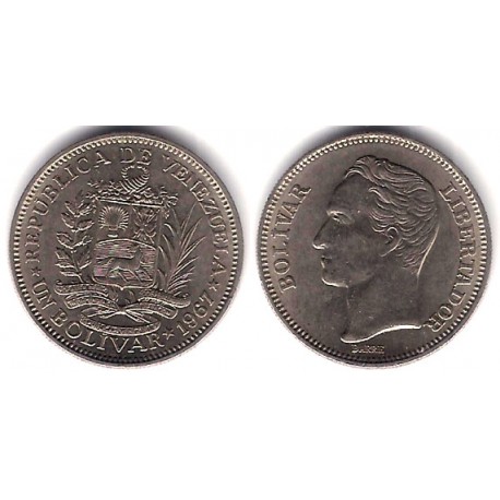 (Y42) Venezuela. 1967. 1 Bolivar (MBC)