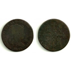 Isabel II. 1849. 8 Maravedi (RC) Ceca de Jubia