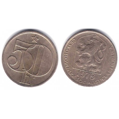 (89) Checoslovaquia. 1978. 50 Haleru (EBC)