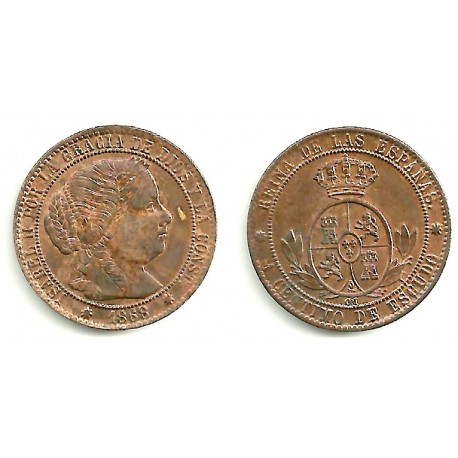 [1868] 1 Céntimo (EBC)