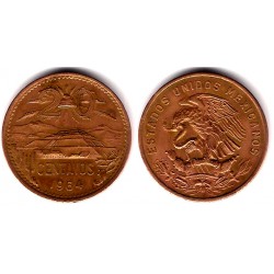 (440) Estados Unidos Mexicanos. 1964. 20 Centavos (MBC)