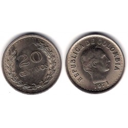 (246.1) Colombia. 1971. 20 Centavos (MBC)