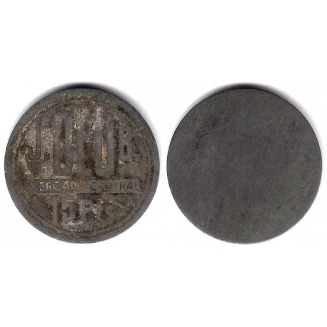 Borne. 15 Pesetas (BC) Sin Perforación