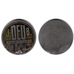 Borne. 15 Pesetas (BC+) Sin Perforación