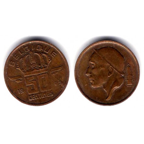 (148.1) Bélgica. 1965. 50 Centimes (MBC)