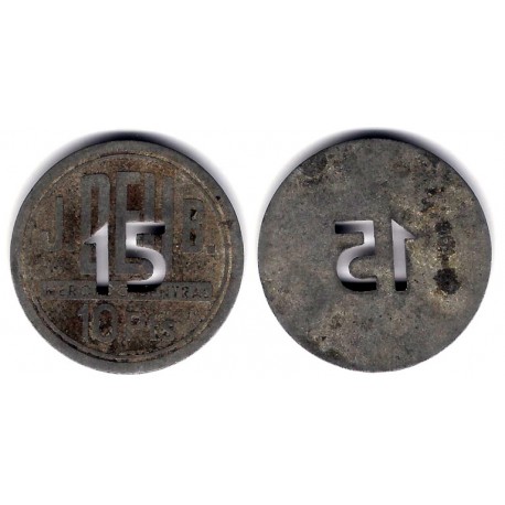 Borne. 15 Pesetas (BC+)