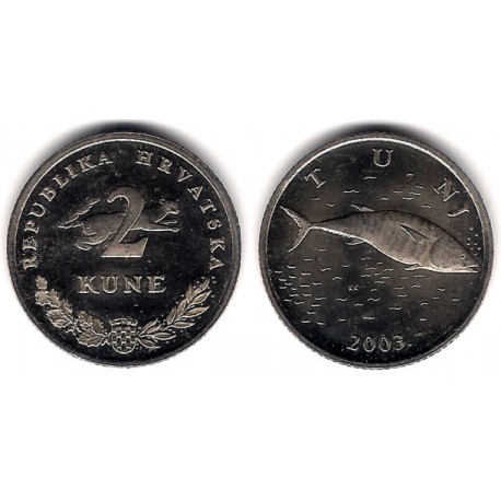 (10) Croacia. 2003. 2 Kune (EBC)
