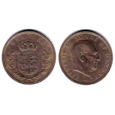 (853.1) Dinamarca. 1961. 5 Kroner (MBC)