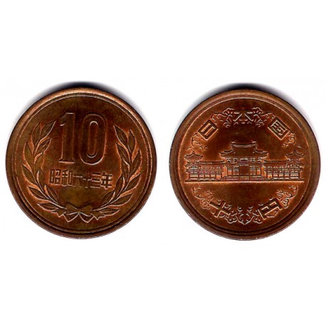 (Y73a) Japón. 1988(63). 10 Yen (MBC)