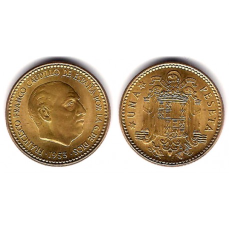 Estado Español. 1953*(19-56). 1 Peseta (EBC)