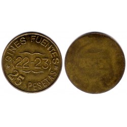 Gines Fuentes. 25 Pesetas (EBC)