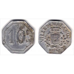 Ville de Malakoff. Seine. 10 Centimes (BC)