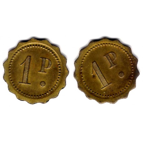 Ficha Comercial o Token. 1 Peseta (MBC)