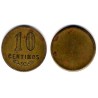 Ficha Comercial o Token. 10 Céntimos (BC)