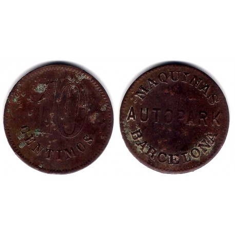 Maquinas Autopark. Barcelona. 10 Céntimos (BC)