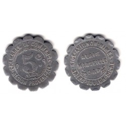 Chambre de Commerce. 1921. 5 Centimes (MBC)