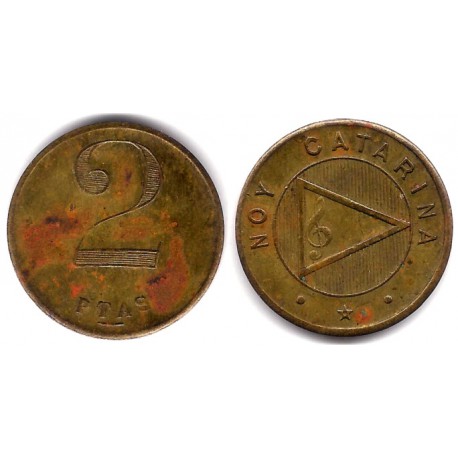Noy Catarina. 2 Pesetas (MBC-)