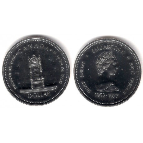 (118) Canadá. 1977. 1 Dollar (Proof) (Plata)