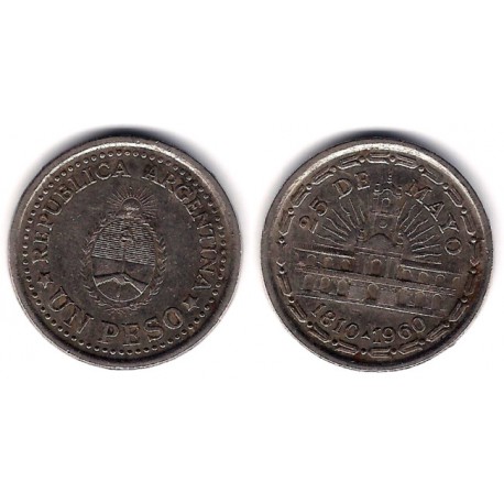 (58) Argentina. 1960. 1 Peso (MBC)