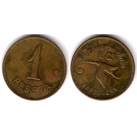 La Hispano Suiza. 1 Peseta (MBC)