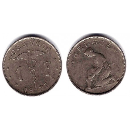 (23) Bélgica. 1923. 1 Franc (MBC)