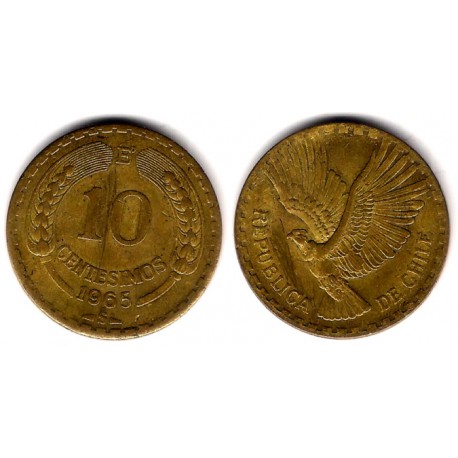 (191) Chile. 1965. 10 Centesimos (MBC)