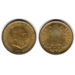 Estado Español. 1953*(19-56). 1 Peseta (EBC+/SC-)