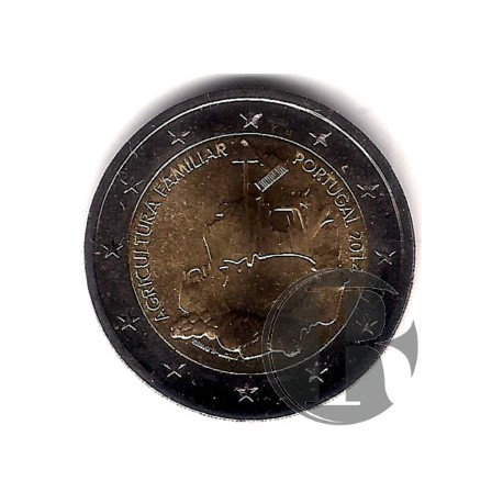 Portugal. 2014. 2 Euro (SC) Agricultura Familiar