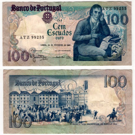 (178b) Portugal. 1981. 100 Escudos (MBC)