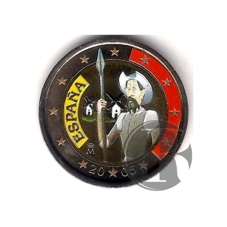 España. 2005. 2 Euro (SC) Coloreada