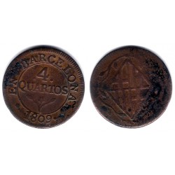 José Napoleón. 1809. 4 Cuartos (MBC-) Ceca de Barcelona