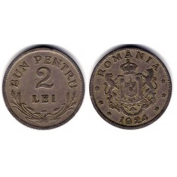 (47) Rumania. 1924. 2 Lei (MBC+)